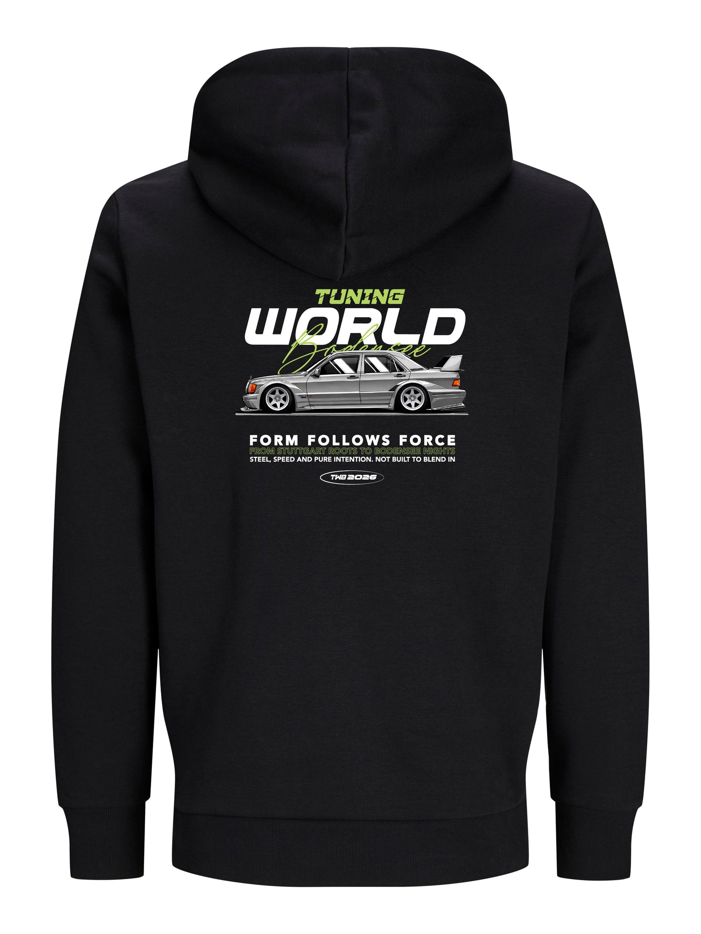 Hoodie schwarz "Tuningworld Bodensee 2026 Benz