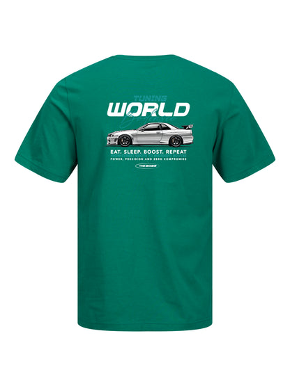 T-Shirt alpine green Men´s "Tuningworld Bodensee 2026" Nissan