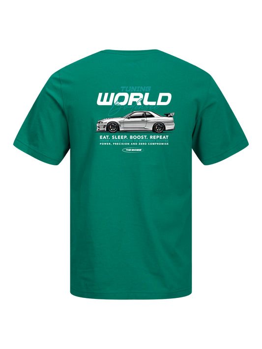 T-Shirt alpine green Men´s "Tuningworld Bodensee 2026" Nissan