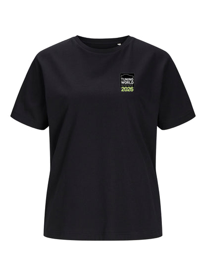 T-Shirt schwarz Women´s "Tuningworld Bodensee 2026"