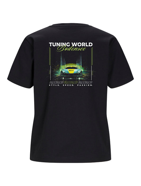 T-Shirt schwarz Women´s "Tuningworld Bodensee 2026"