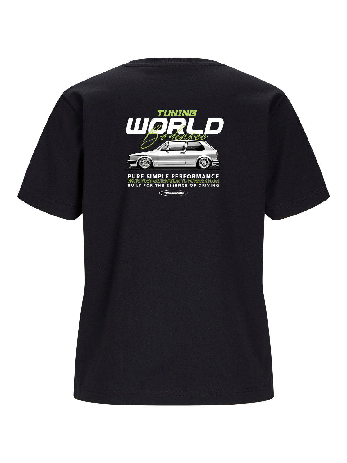 T-Shirt schwarz Women´s "Tuningworld Bodensee 2026" Golf