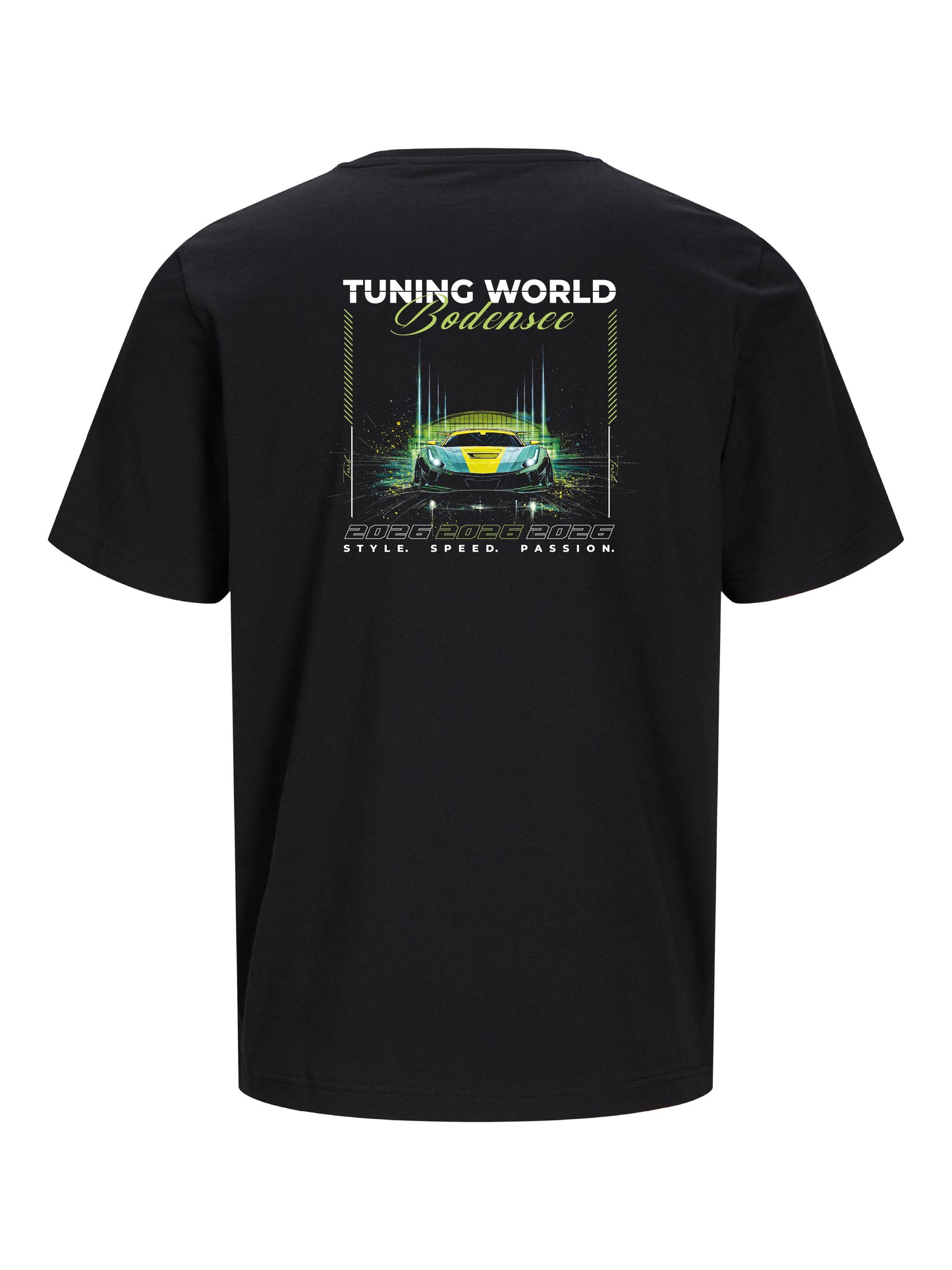 T-Shirt schwarz Men´s "Tuningworld Bodensee 2026